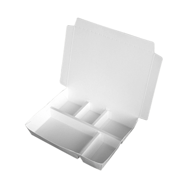 紙 餐盒 上下五格-502W